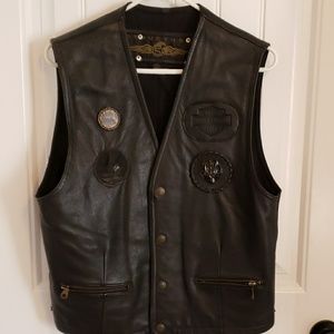 Custom Structure Leather Vest